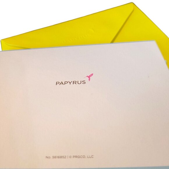 Papyrus Handmade 8 Rainbow Greeting Cards Set With Envelopes Blank Rain Drops - Picture 11 of 13